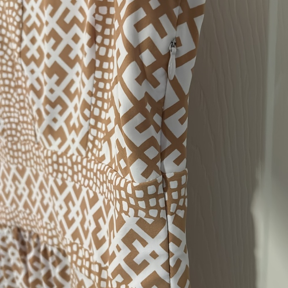 J. Mclaughlin Lola sleeveless geo print dress szXL - Picture 4 of 4